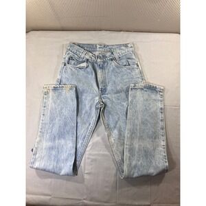 Levi's Womens 26x32 Vintage Light Wash Jeans High Waisted Mom‎ Jeans Orange Tab